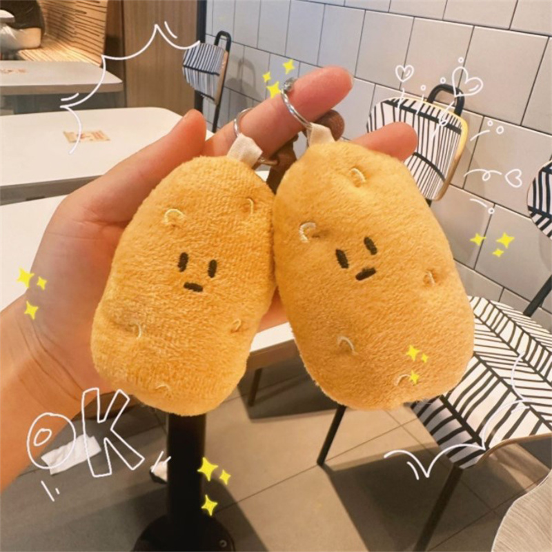 Gaming Console Keychain - 봉제 작은 감자 매달려 장식 박제