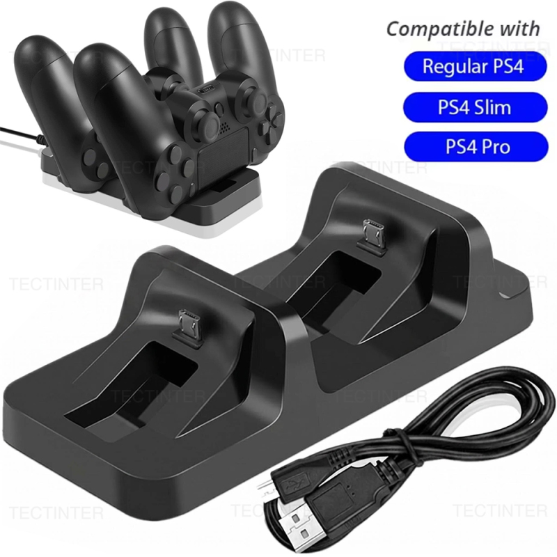 PS4 컨트롤러용 듀얼 충전기 도킹 스테이션, 소니 플 - Gaming Console Tv 리뷰 및 가격