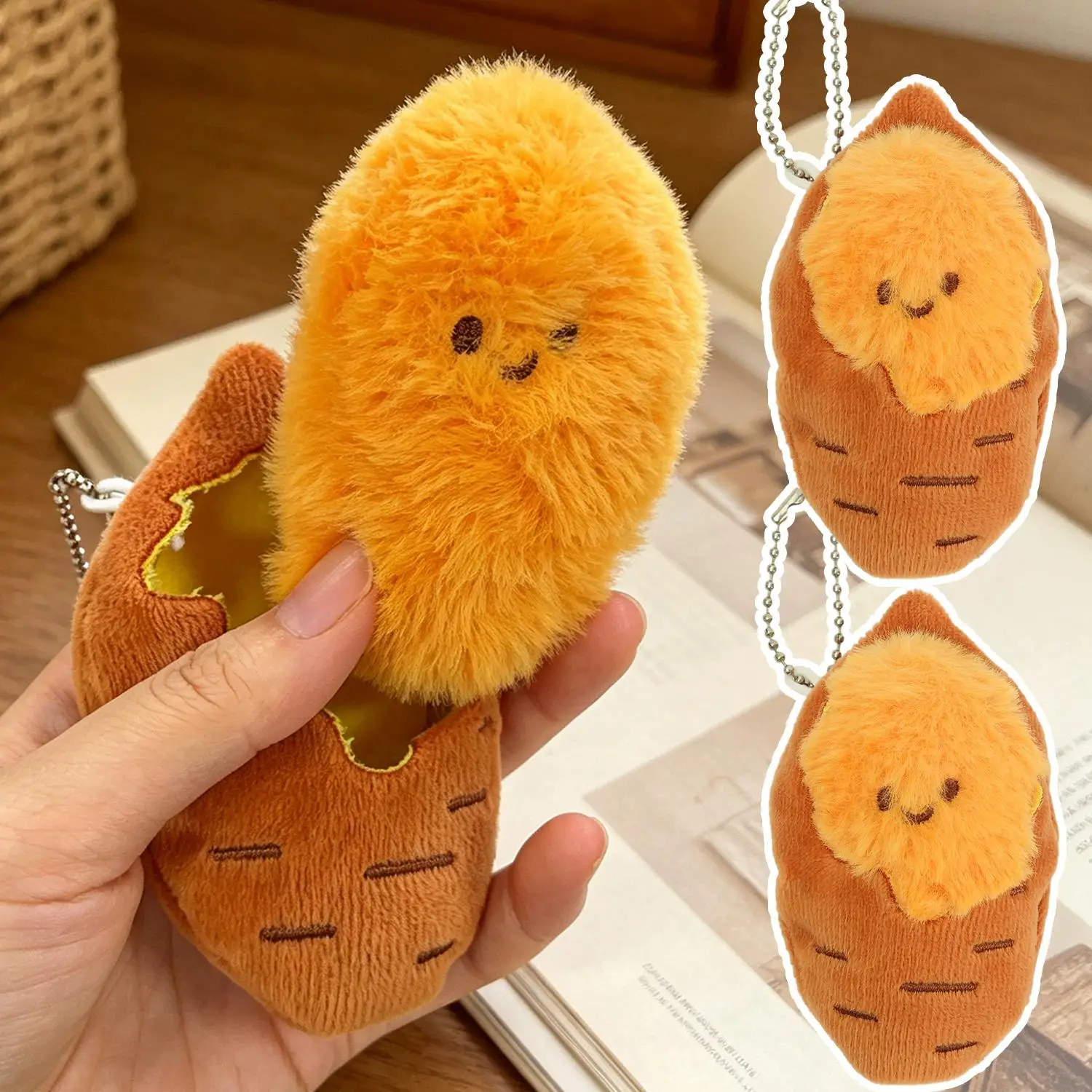 1/5개 세트, 분리 가능한 모조 고구마 키링, 창의적 - Gaming Console Keychain 리뷰 및 가격