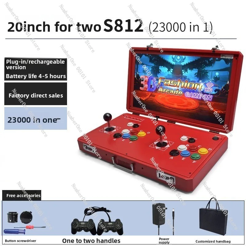 휴대용 레트로 아케이드 게임 콘솔, 듀얼 조이스틱 컨트 - Gaming Console Tv 리뷰 및 가격