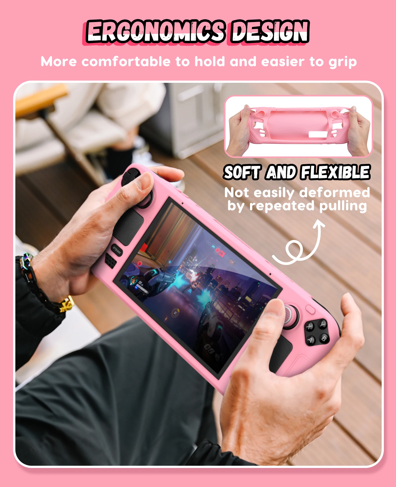 IINE 스팀 덱 OLED 휴대용 게임 콘솔용 보호 케 - Gaming Console All 리뷰 및 가격