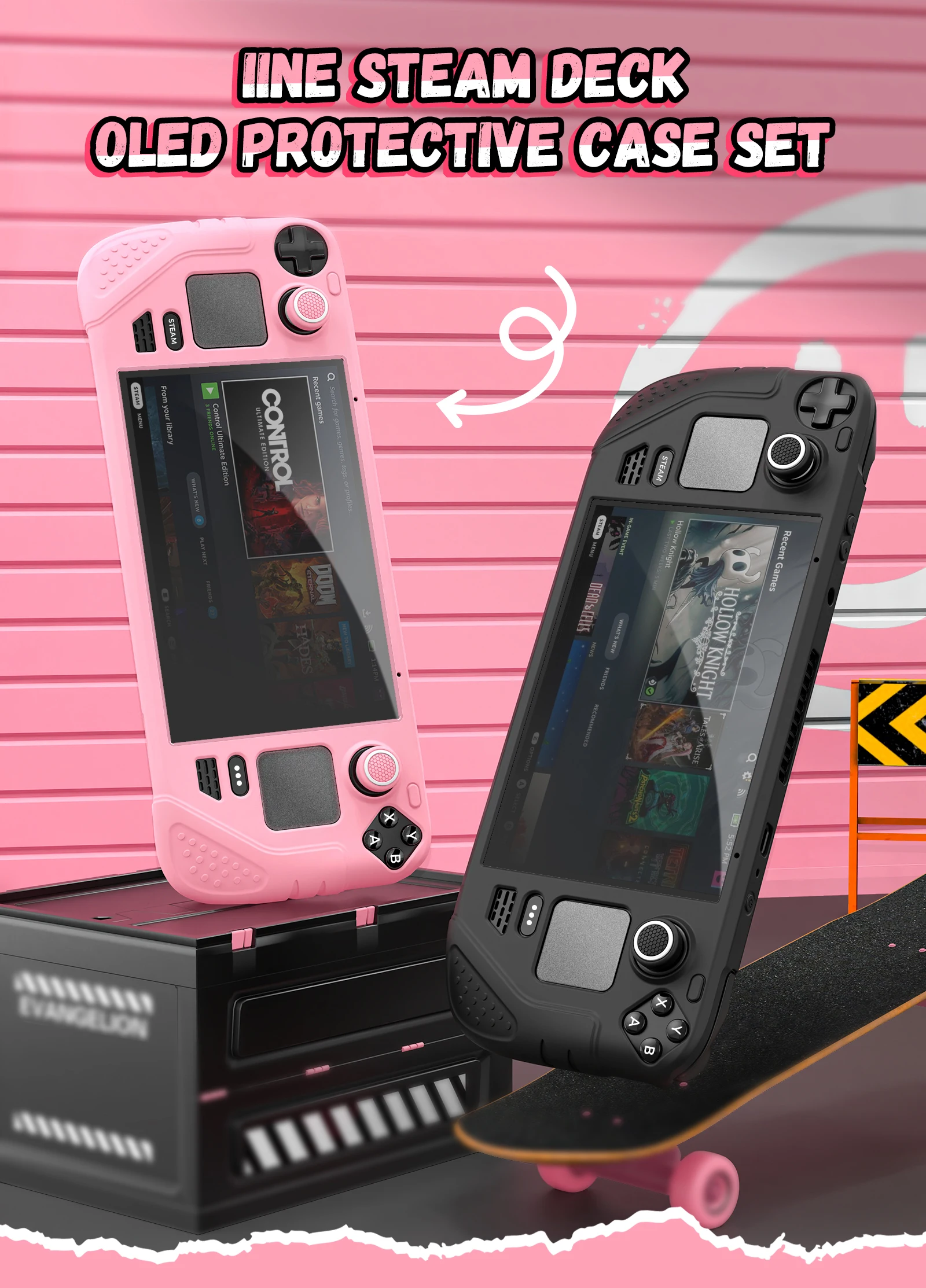 IINE 스팀 덱 OLED 휴대용 게임 콘솔용 보호 케 - Gaming Console All 리뷰 및 가격